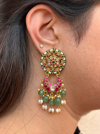 Jadau Earrings