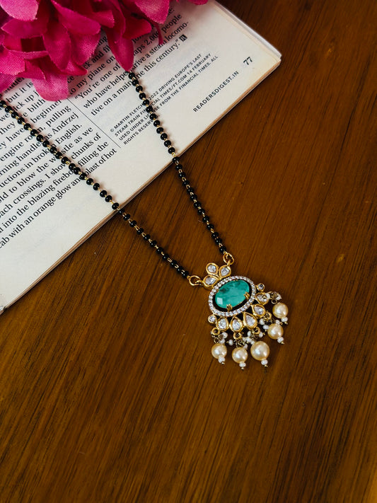 Kundan Moissanite Mangalsutra